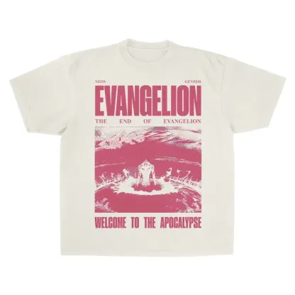 Neon Genesis Evangelion Vintage Unisex Cotton T-Shirt