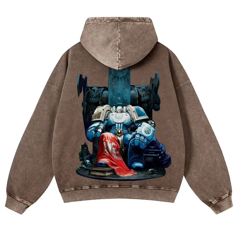 Warhammer 40k Vintage Unisex Washed Hoodies 