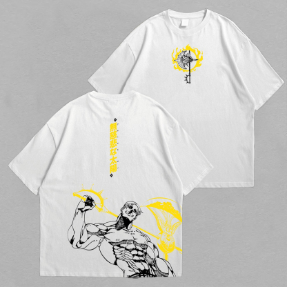 The Seven Deadly Sins Escanor Printed Unisex Oversized T-shirt