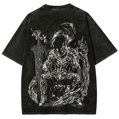 Solo Leveling Igris Printed Unisex Washed T-Shirt