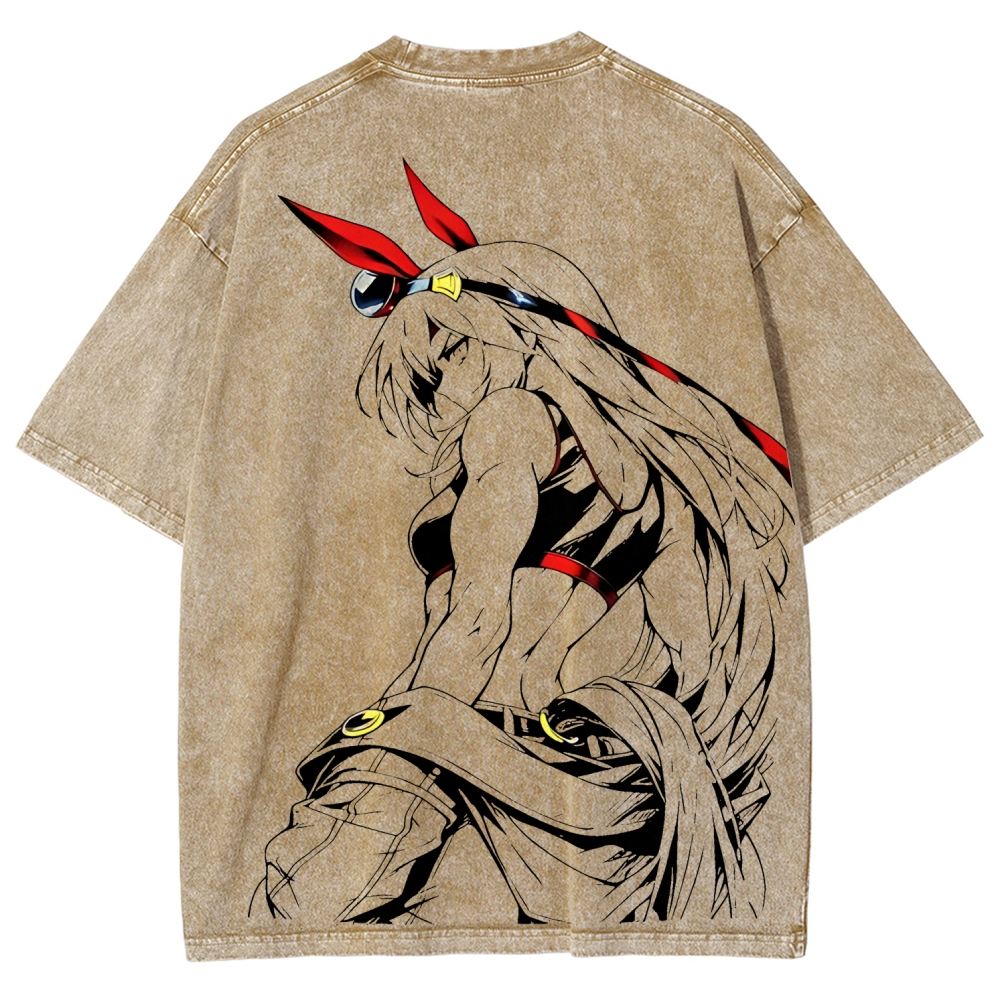 Uma Musume Vintage Unisex Washed T-Shirt