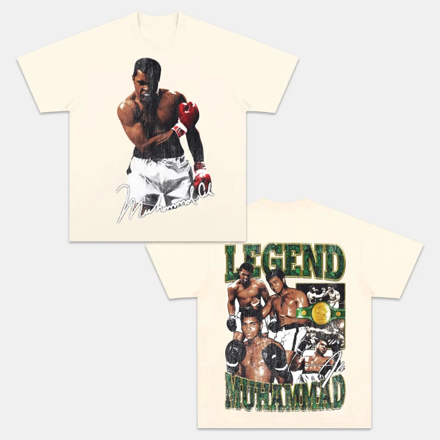 Unisex-Adult Ultra Cotton Washed T-Shirt Graphic Ali V2 TEE