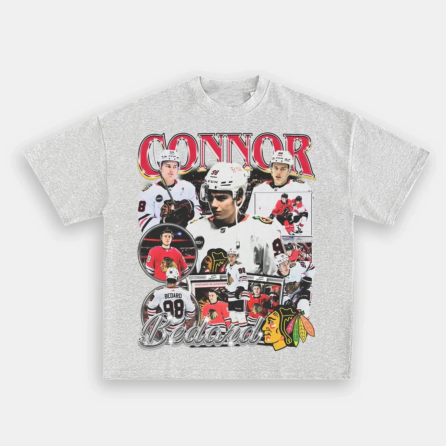 Unisex-Adult Ultra Cotton Washed T-Shirt Graphic CONNOR BEDARD TEE