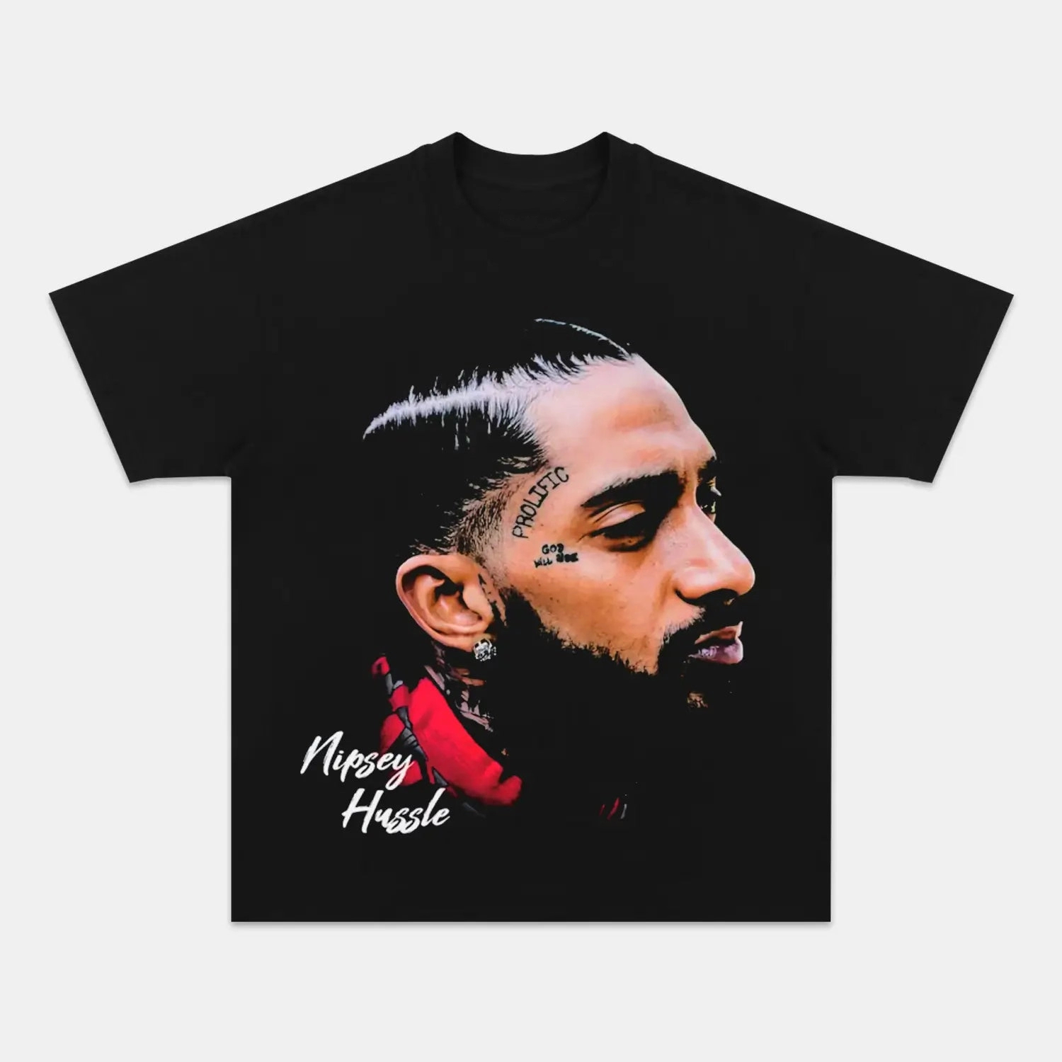 Unisex-Adult Ultra Cotton Washed T-Shirt Graphic NIPSEY HUSSLE V2 TEE
