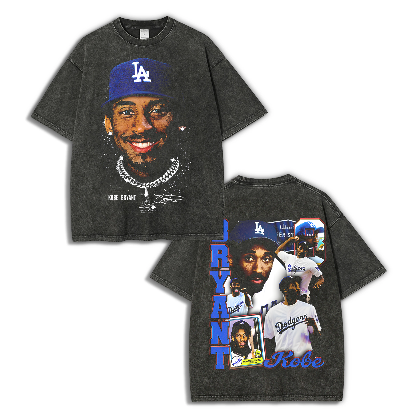 "Kobe in LA" Big Face Bling T-Shirt