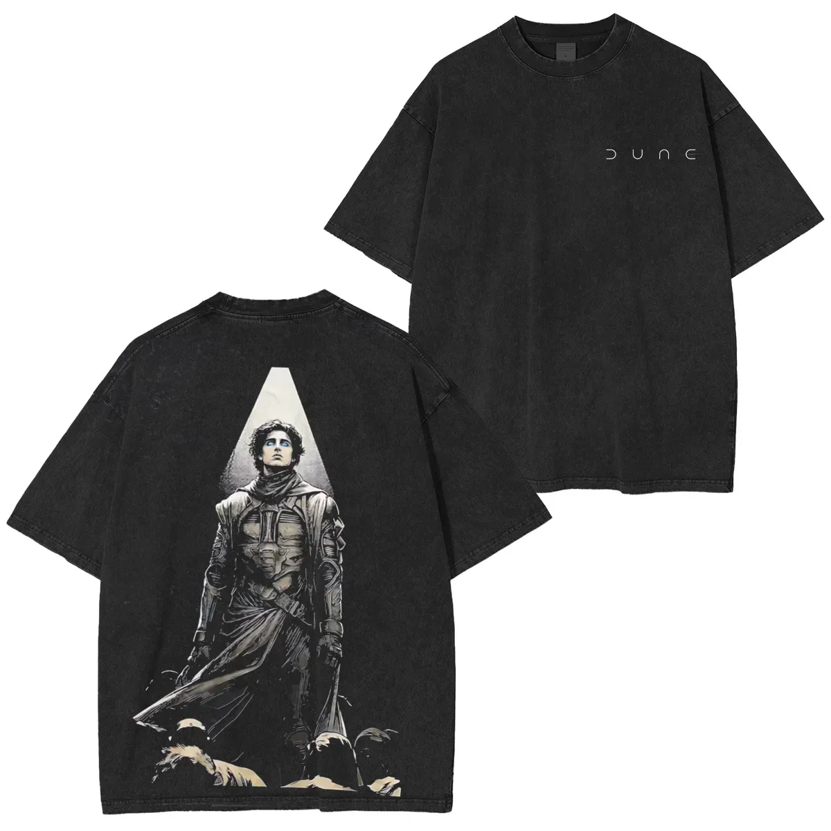 Dune Printed Unisex Washed T-Shirt