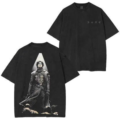Dune Printed Unisex Washed T-Shirt