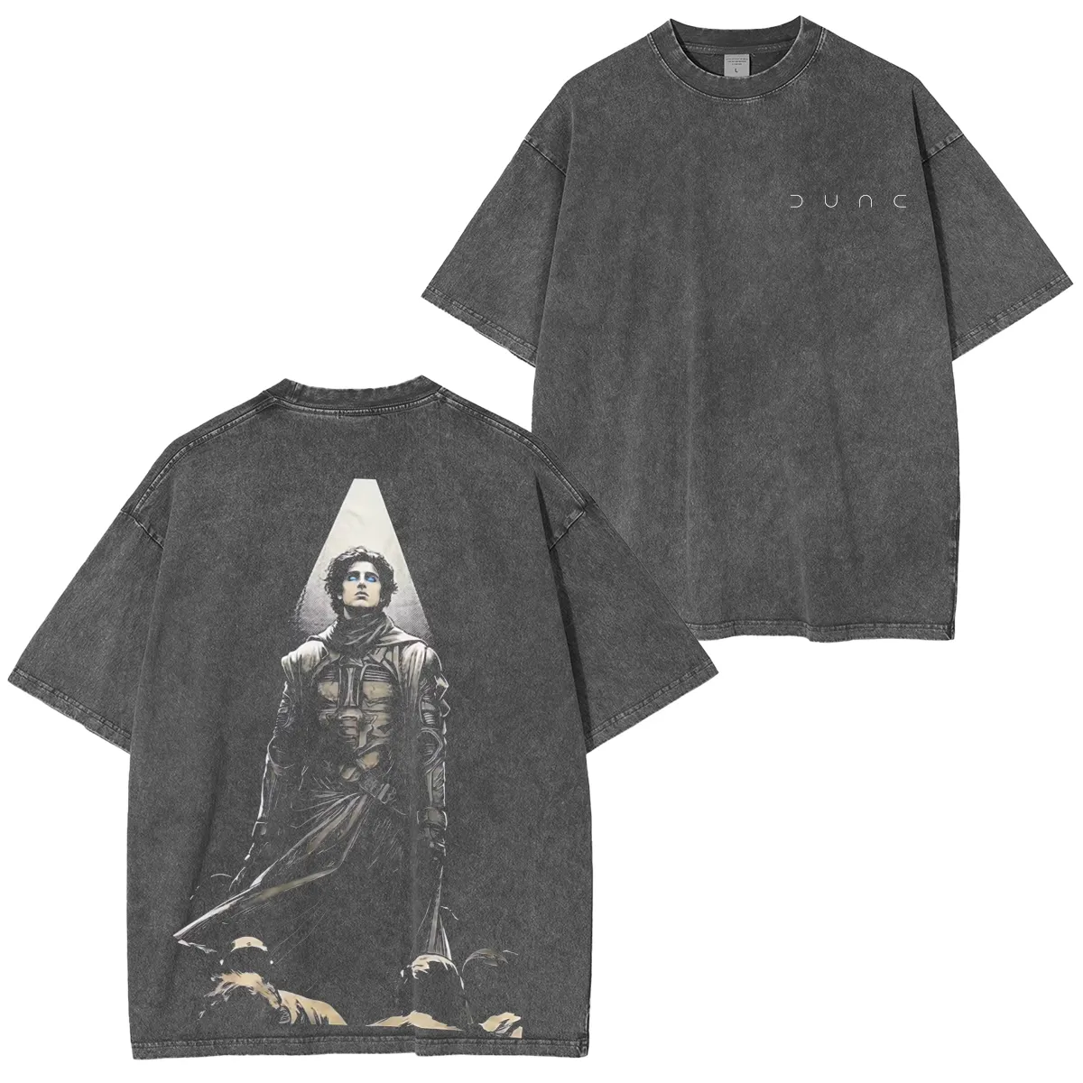Dune Printed Unisex Washed T-Shirt