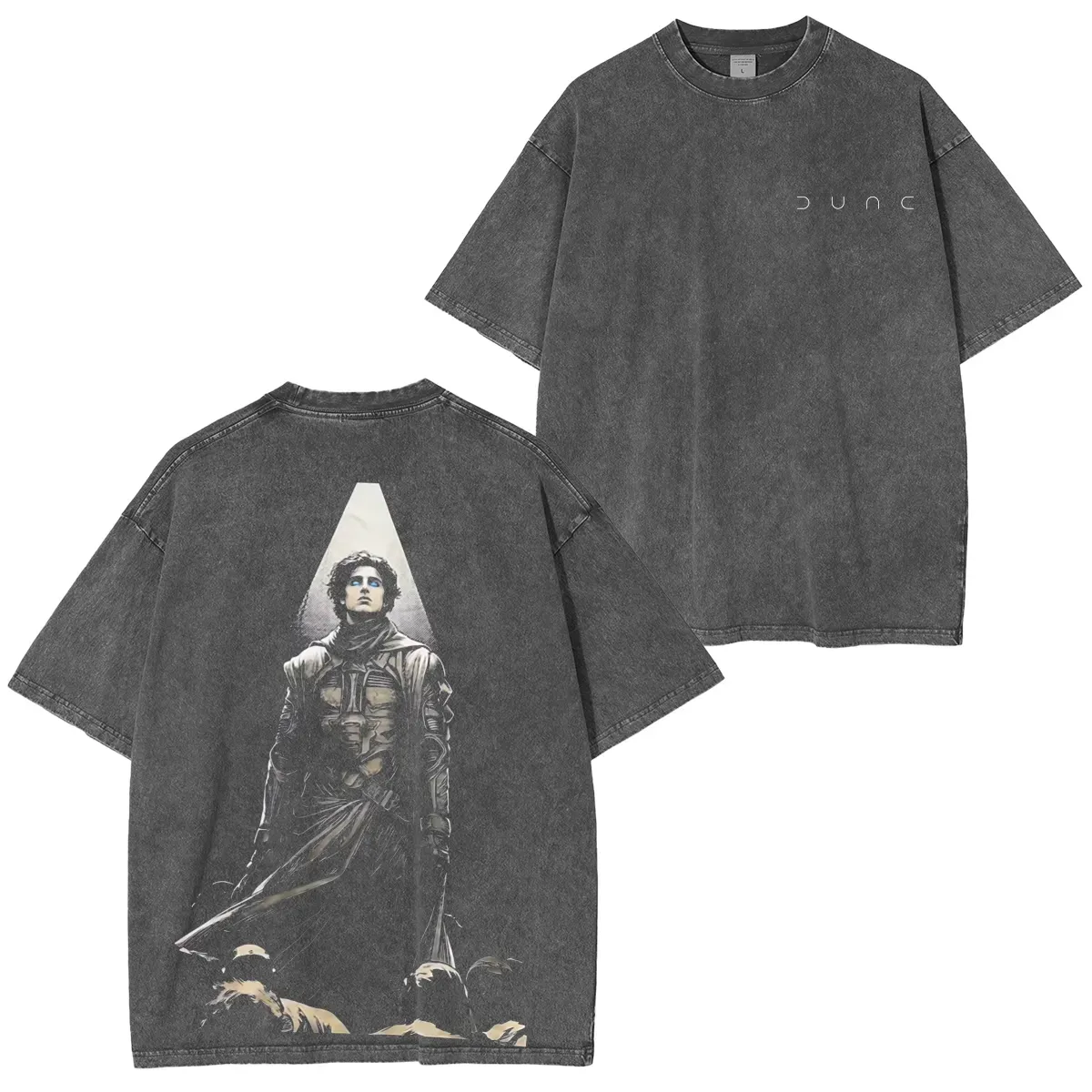Dune Printed Unisex Washed T-Shirt