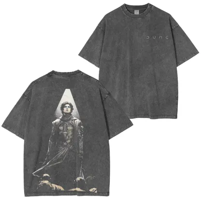 Dune Printed Unisex Washed T-Shirt