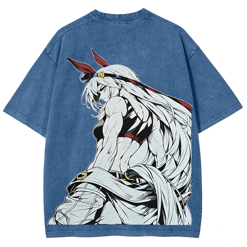 Uma Musume Vintage Unisex Washed T-Shirt