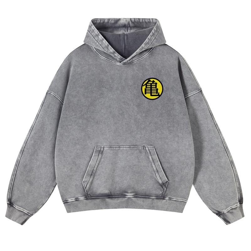 Dragon Ball DBZ Goku Unisex Fall Hoodies Men Streetwear Vintage Washed 80s 90s Graphic Pullover Cotton Anime Funny Sweatshirt Gifts