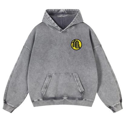 Dragon Ball DBZ Goku Unisex Fall Hoodies Men Streetwear Vintage Washed 80s 90s Graphic Pullover Cotton Anime Funny Sweatshirt Gifts