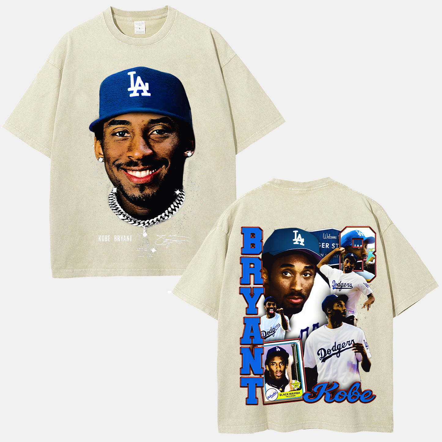 "Kobe in LA" Big Face Bling T-Shirt
