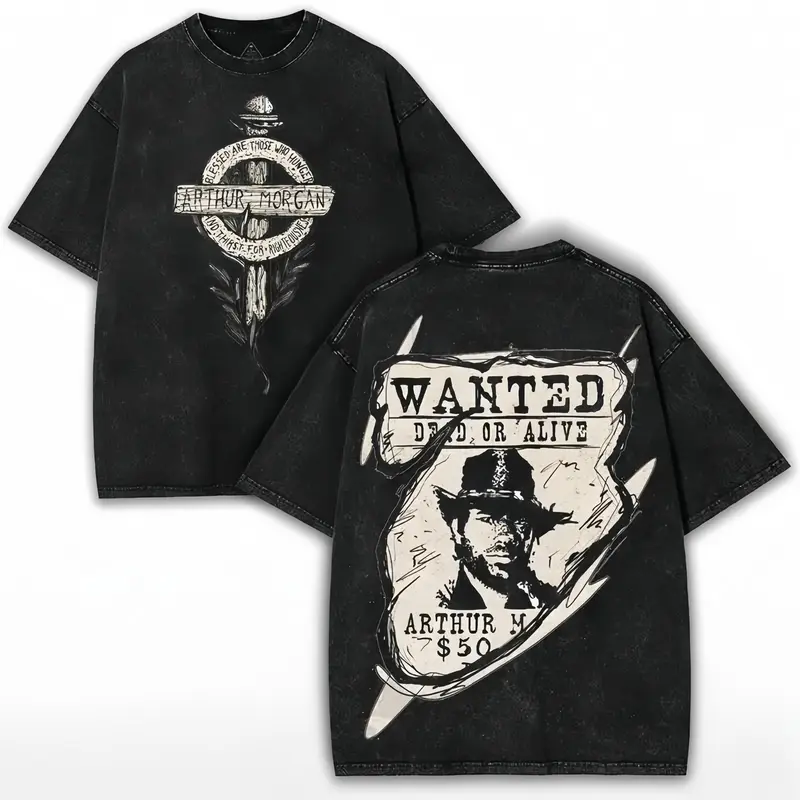 Red Dead Vintage Unisex Washed T-Shirt