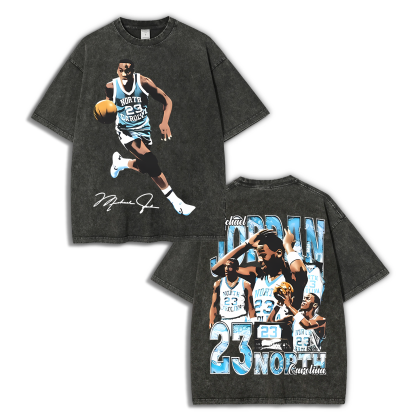Unisex-Adult Ultra Cotton Washed T-Shirt Graphic MICHAEL JORDAN TEE