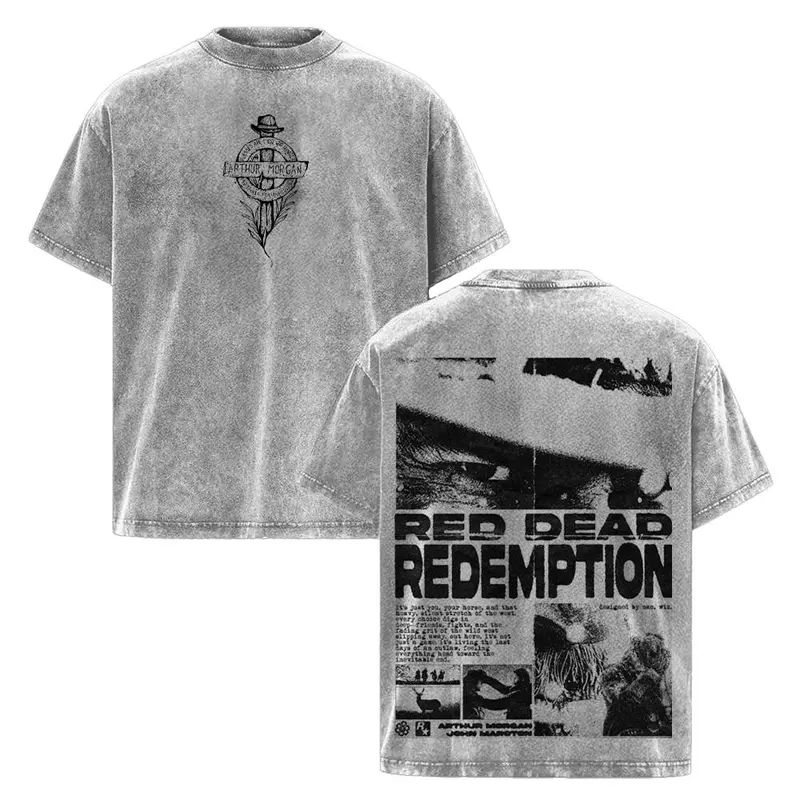 Red Dead Vintage Unisex Washed T-Shirt