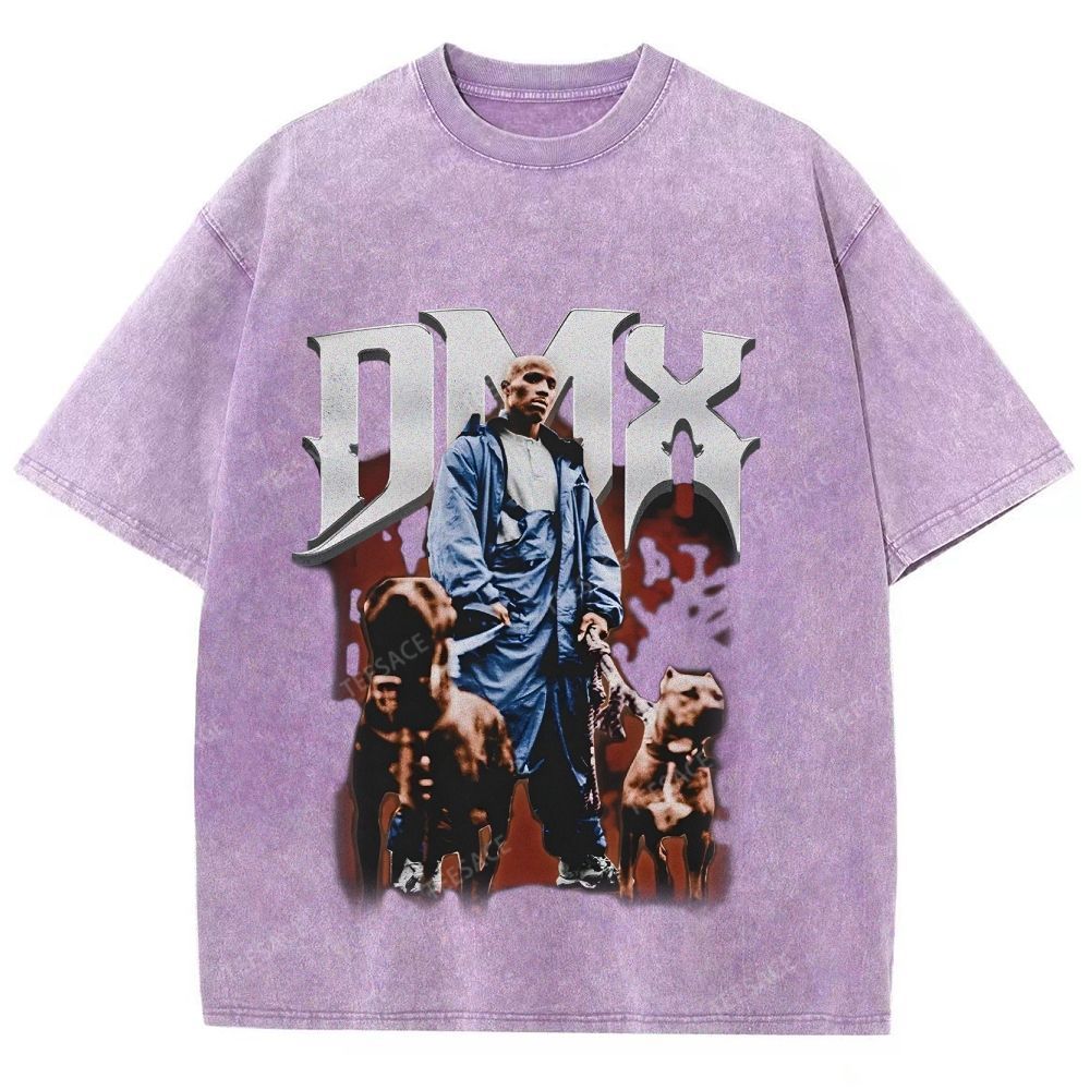 Unisex-Adult Ultra Cotton Washed T-Shirt Graphic  DMX TEE