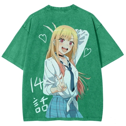 My Dress-Up Darling Marin Kitagawa Vintage Unisex Washed T-Shirt
