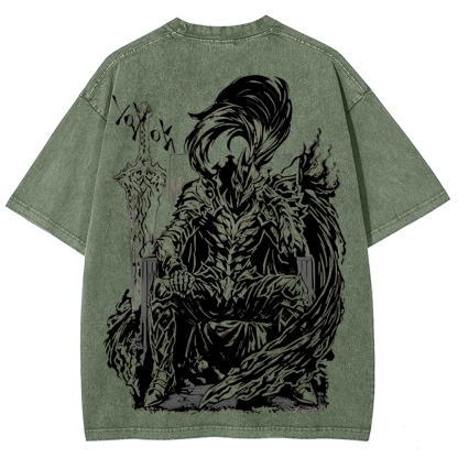 Solo Leveling Igris Printed Unisex Washed T-Shirt