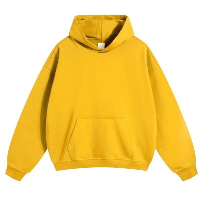 Unisex-KOBE & JORDAN Solid Color Hoodie