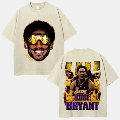 Unisex Fit Washed T-Shirt "Kobe Vision" Kobe Tee