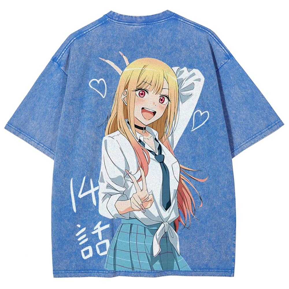 My Dress-Up Darling Marin Kitagawa Vintage Unisex Washed T-Shirt