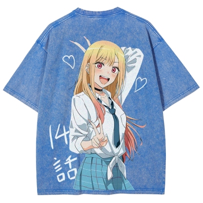 My Dress-Up Darling Marin Kitagawa Vintage Unisex Washed T-Shirt