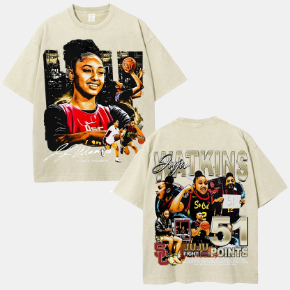 Unisex Fit Washed T-Shirt JUJU WATKINS Tee