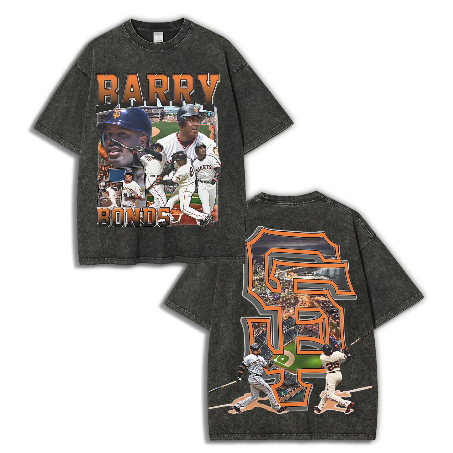 BARRY BONDS | Unisex washed street tee
