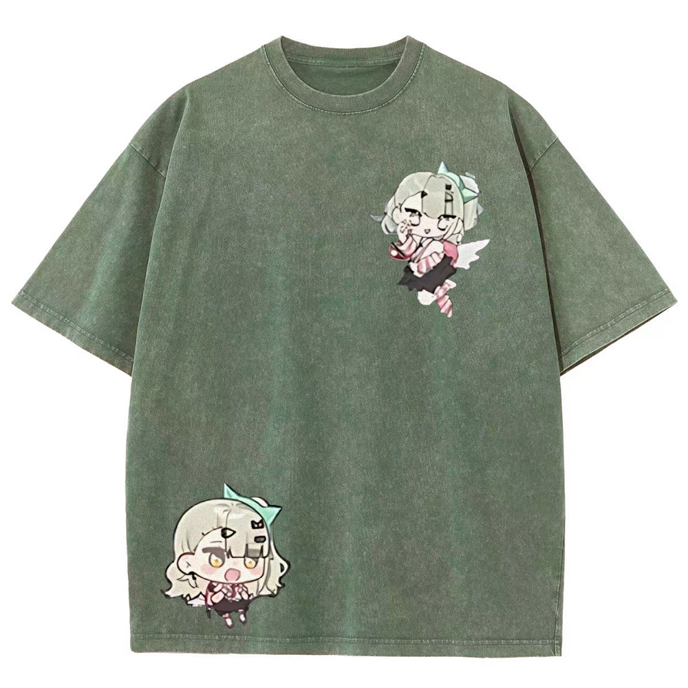 SUNNA Zenless Zone Zero Printed Unisex Washed T-Shirt