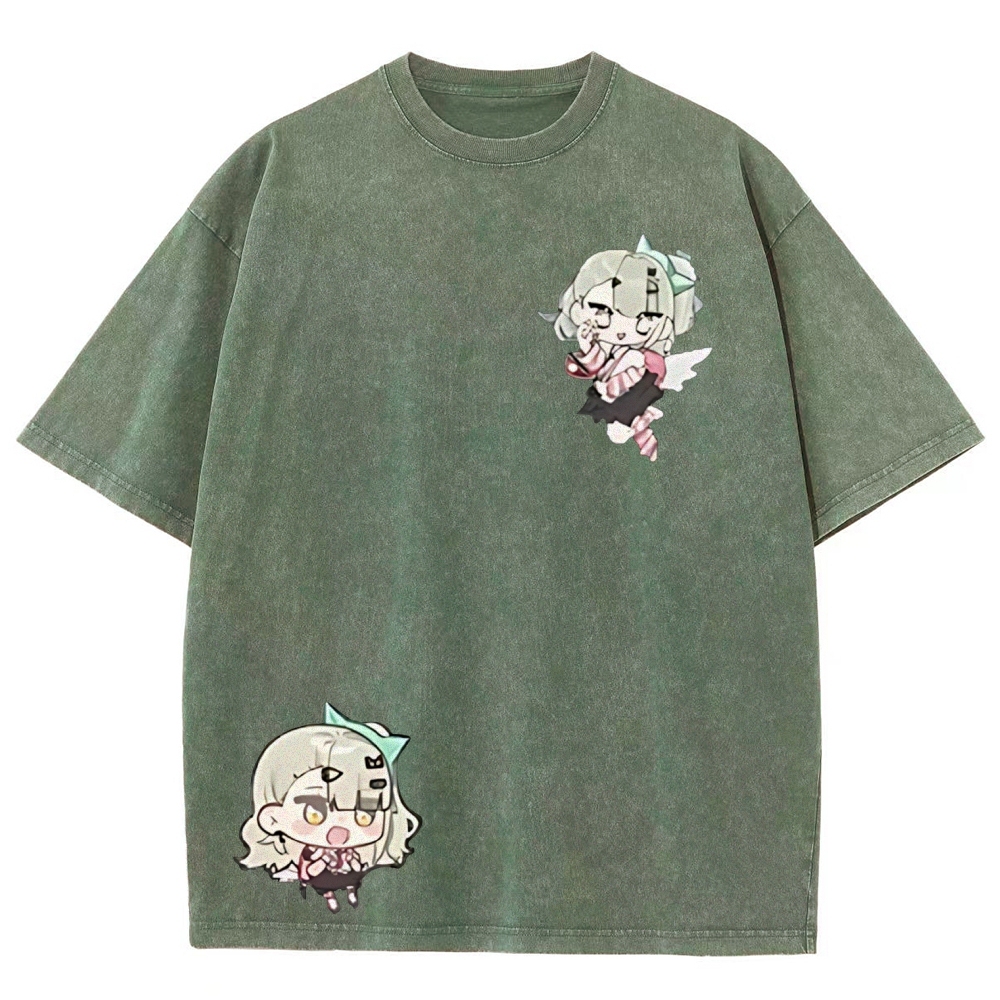 SUNNA Zenless Zone Zero Printed Unisex Washed T-Shirt