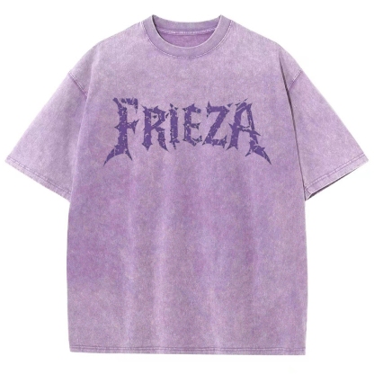 Frieza Dragon Ball Printed Unisex Washed T-Shirt