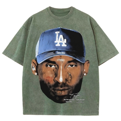 Vintage Style Unisex-Adult Cotton KOBE-VINTAGE-TEE