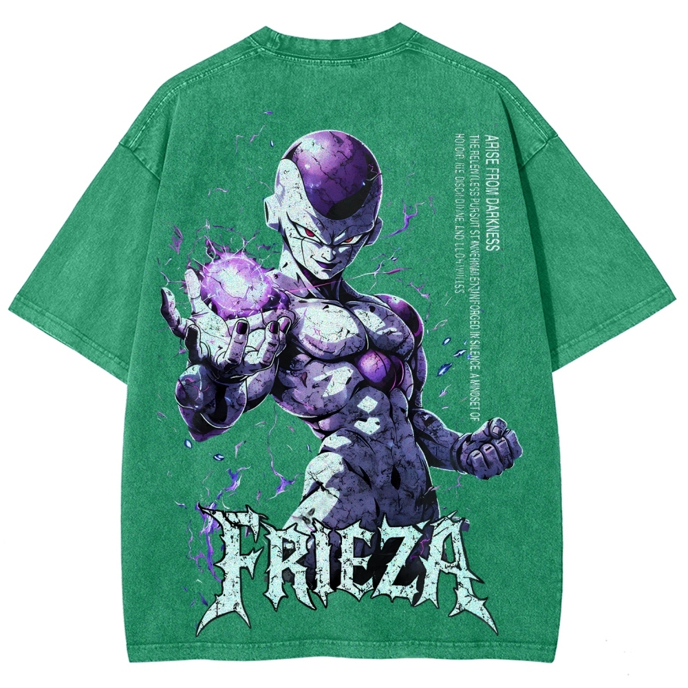 Frieza Dragon Ball Printed Unisex Washed T-Shirt