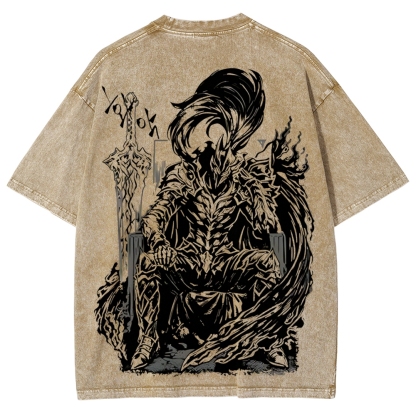 Solo Leveling Igris Printed Unisex Washed T-Shirt