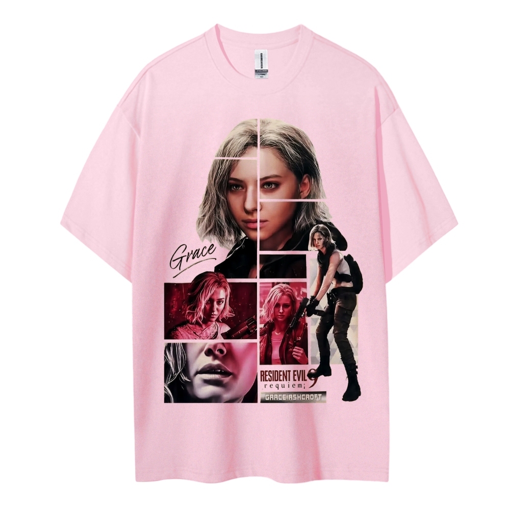 Resident Evil Printed Oversized Unisex Cotton T-shirt