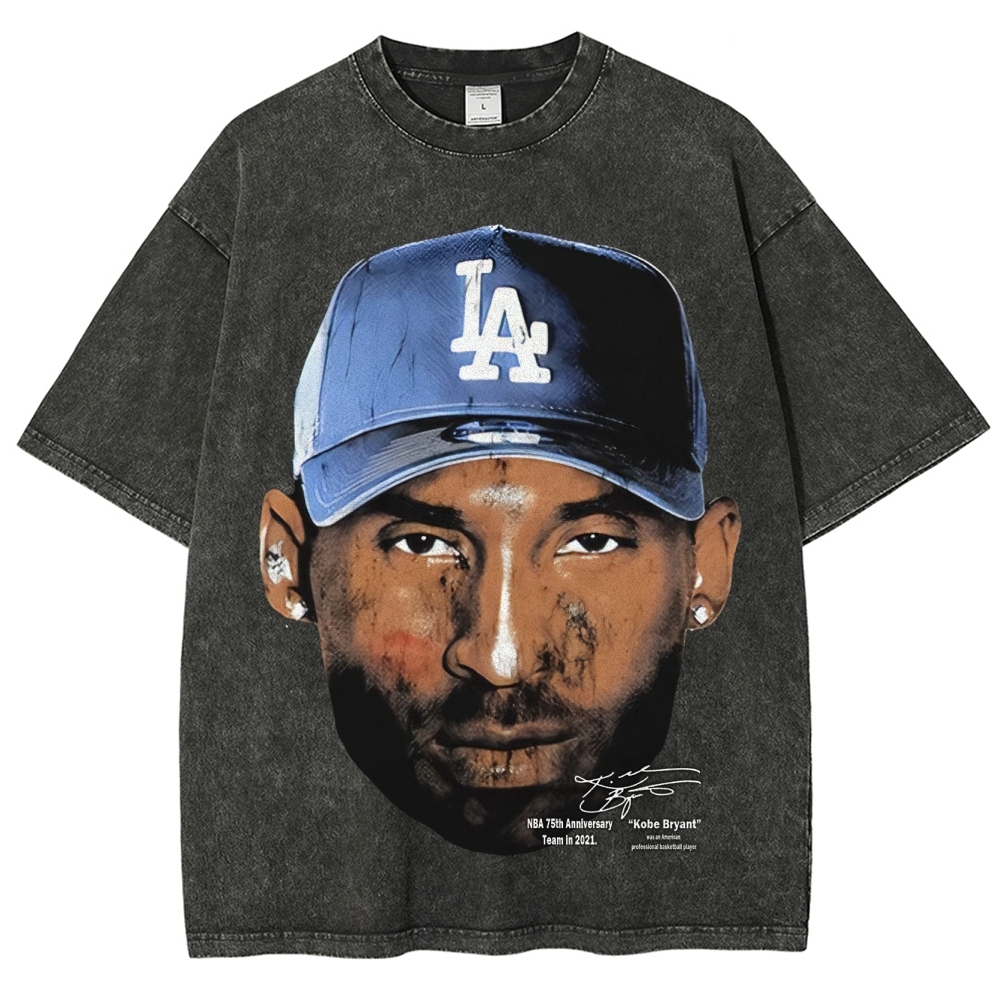 Vintage Style Unisex-Adult Cotton KOBE-VINTAGE-TEE