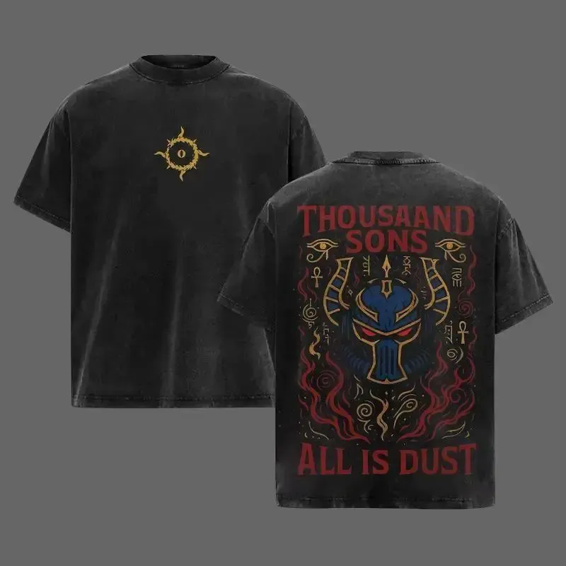 Thousaand Sons Warhammer 40k Vintage Unisex Washed T-Shirt