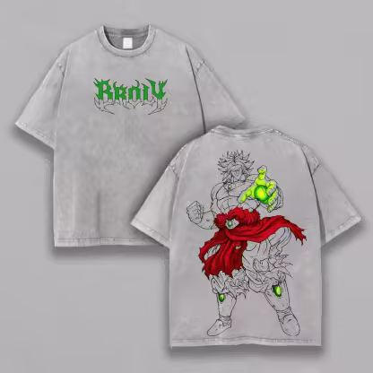 Broly Dragon Ball Vintage Unisex Washed T-Shirt