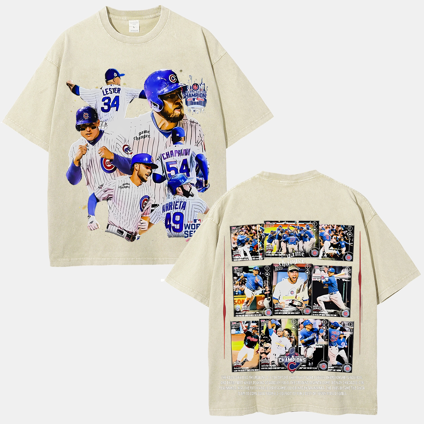 2016 WORLD SERIES CHAMPS - CUBS TEE - [DS]