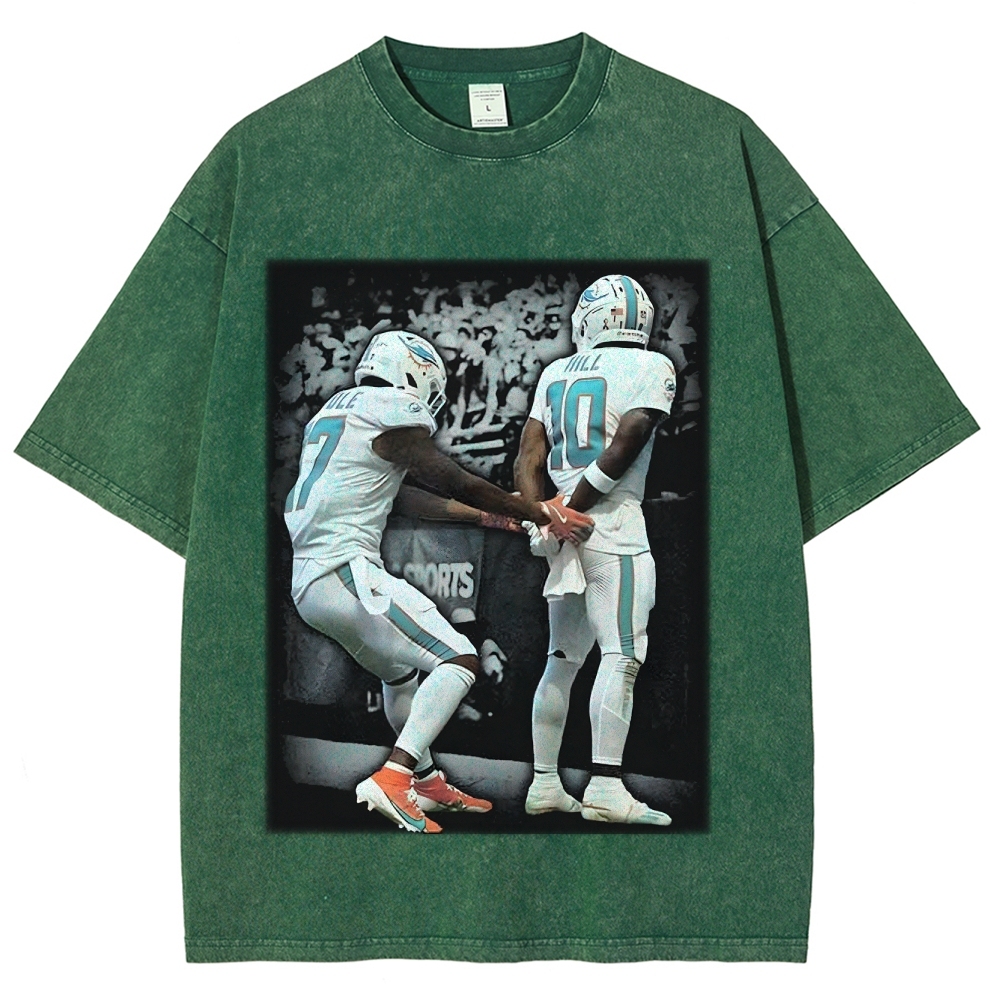 Vintage Style Unisex-Adult Cotton TYREEK HILL TEE 2.0