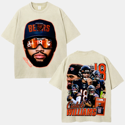"#1 Draft Pick" Caleb Williams Big Face T-Shirt