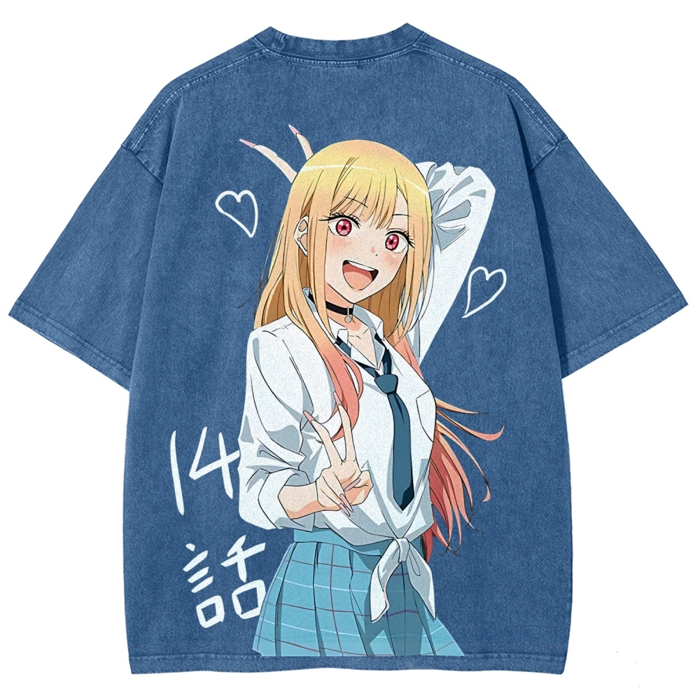 My Dress-Up Darling Marin Kitagawa Vintage Unisex Washed T-Shirt