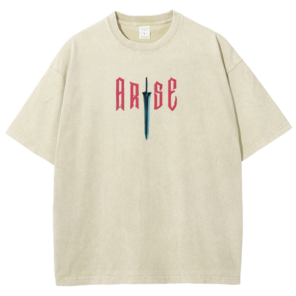 Igris Solo Leveling Vintage Unisex Washed T-Shirt