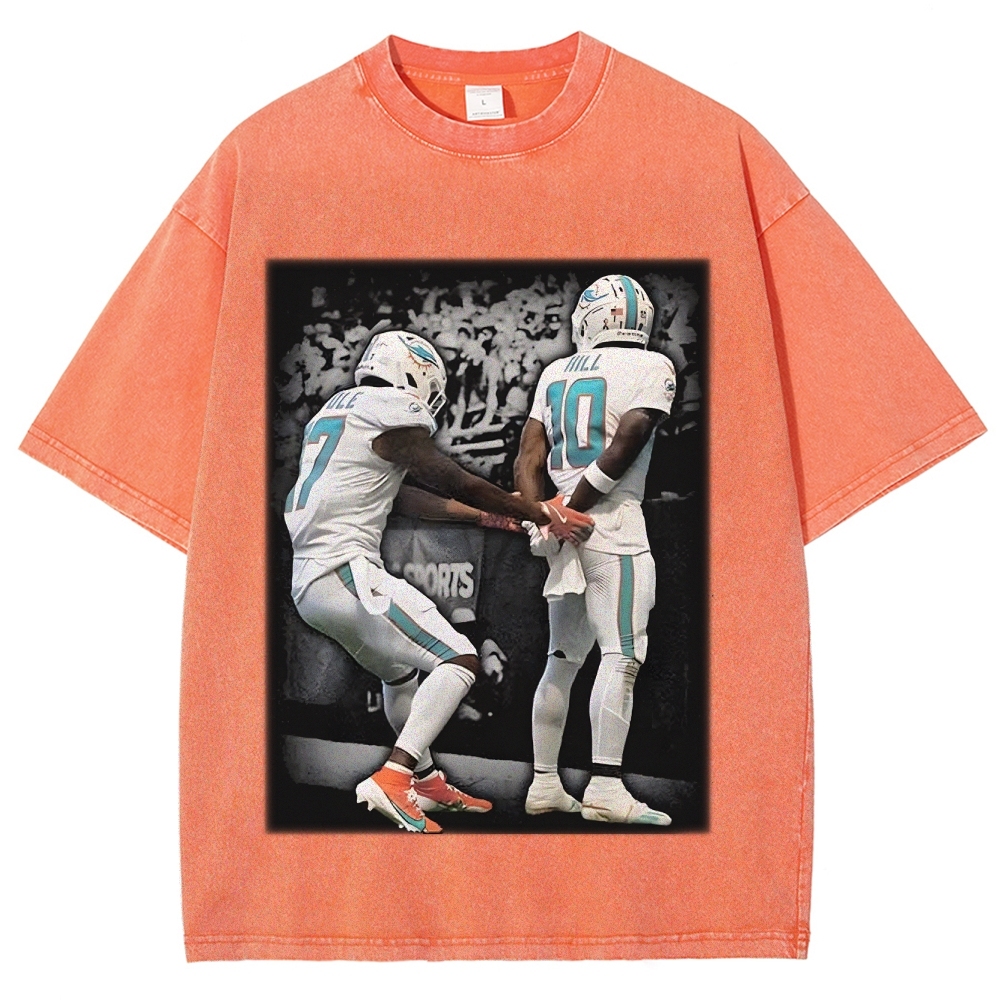 Vintage Style Unisex-Adult Cotton TYREEK HILL TEE 2.0