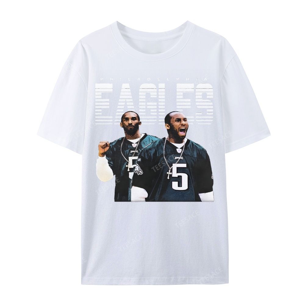 VINTAGE Unisex-Adult TEE | EAGLES KOBE Classic Washed Denim