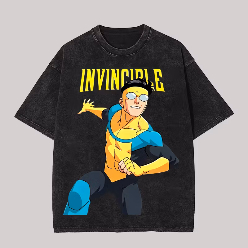 Invincible Vintage Unisex Washed T-Shirt