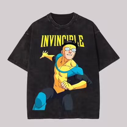Invincible Vintage Unisex Washed T-Shirt