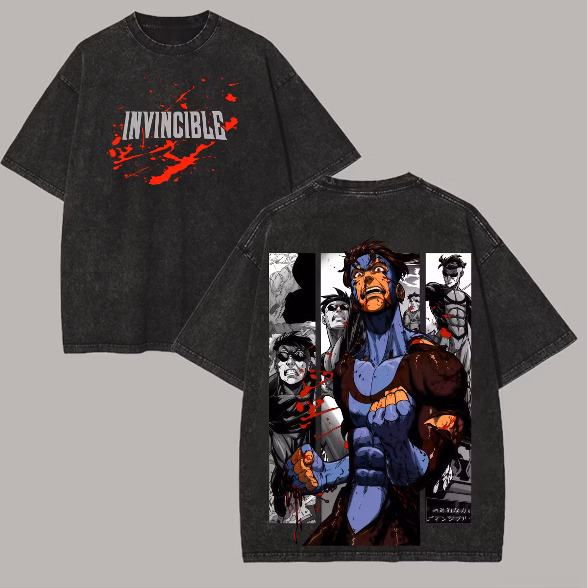 Invincible Vintage Unisex Washed T-Shirt